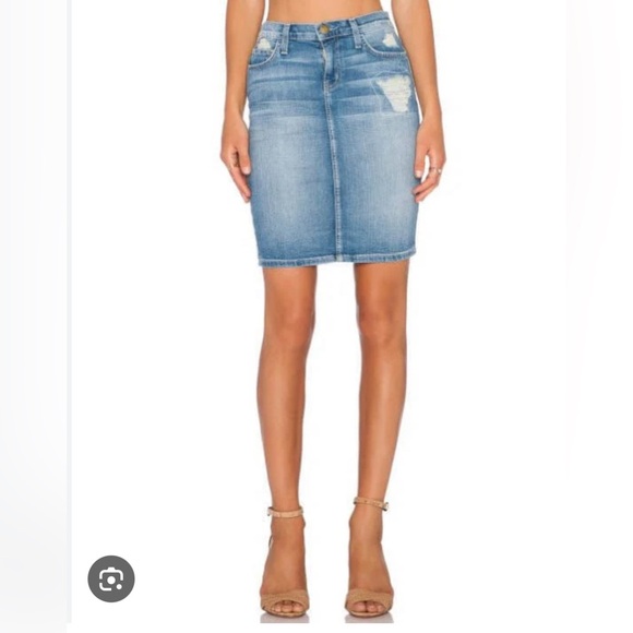 Current Elliott Denim Skirt - The Stiletto Pencil - Size 25 - Picture 3 of 6